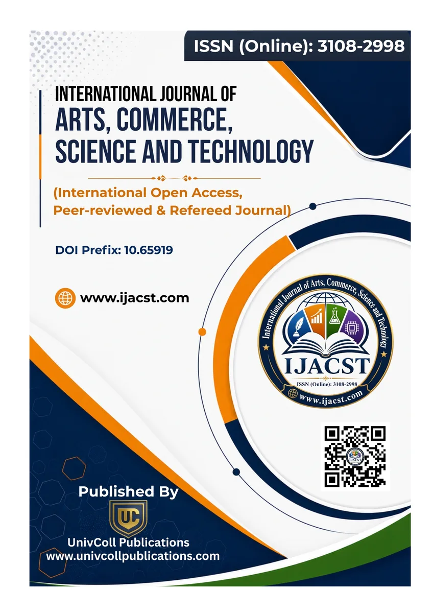 International Journal of Arts, Commerce, Science and Technology journal cover