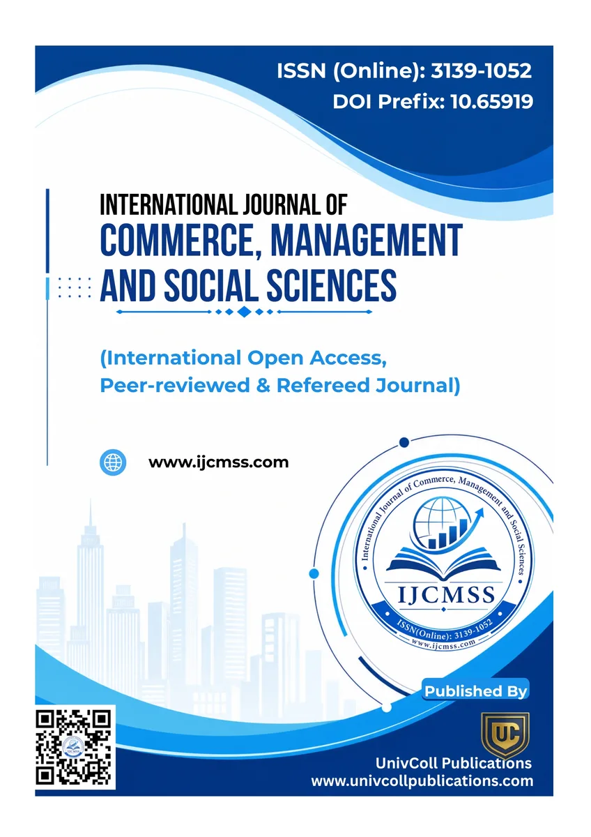 International Journal of Commerce, Management and Social Sciences cover