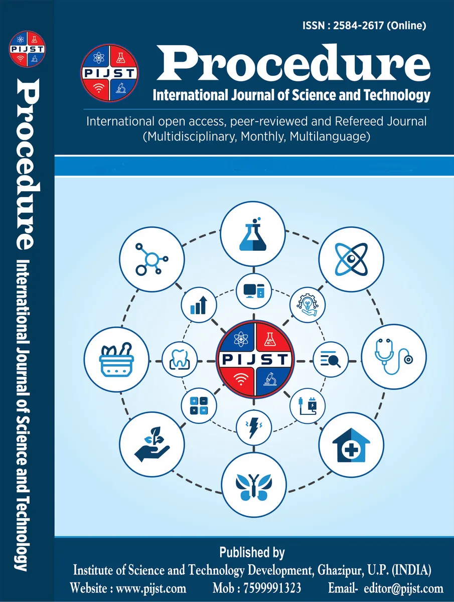 Procedure International Journal of Science and Technology journal cover